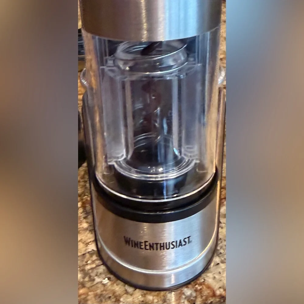 Stainless Steel Electric Wine Opener and Freshness Sealer